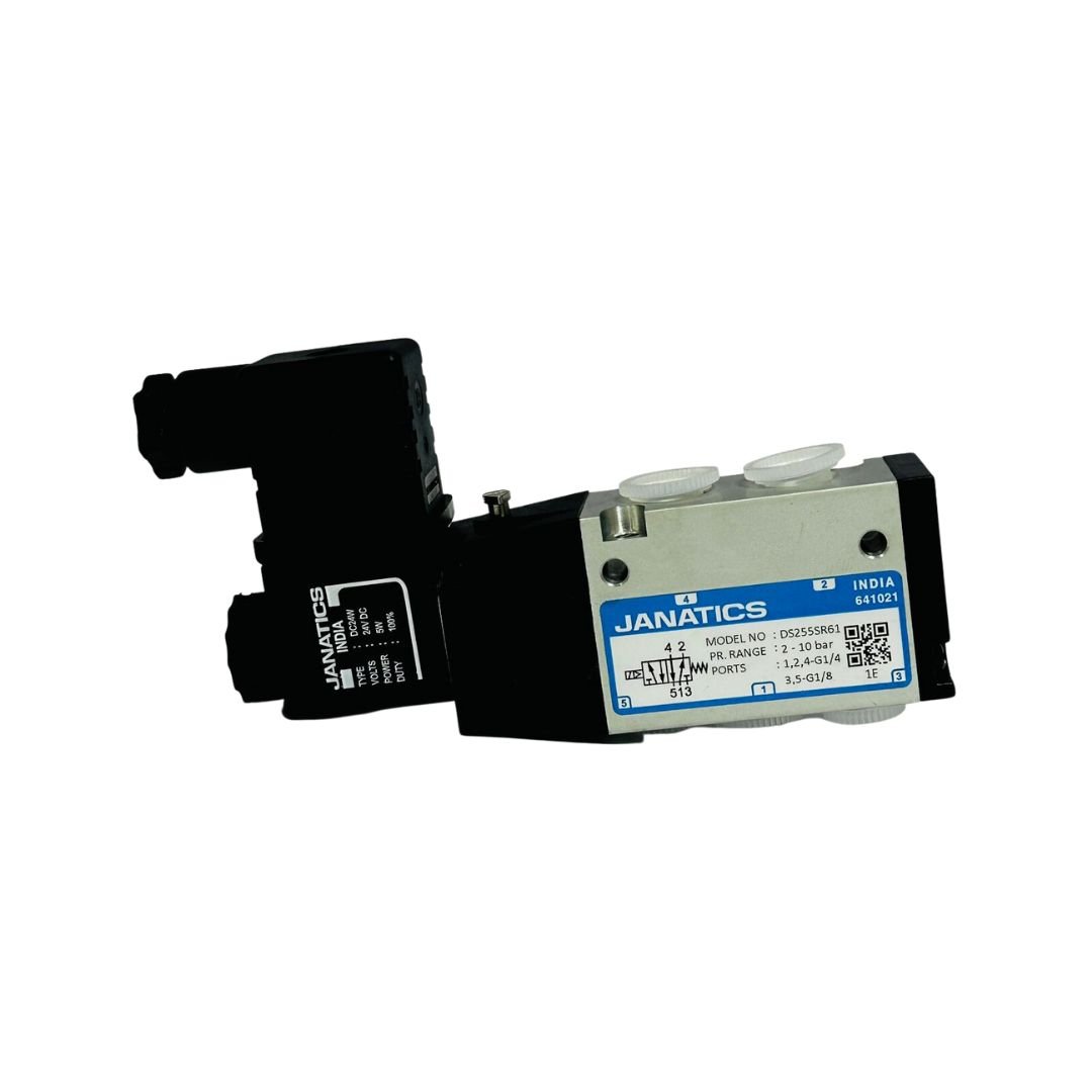 Janatics Brand DS255SR61-G 1_4 -5_2,24V AC Single Sol. sp. return valve